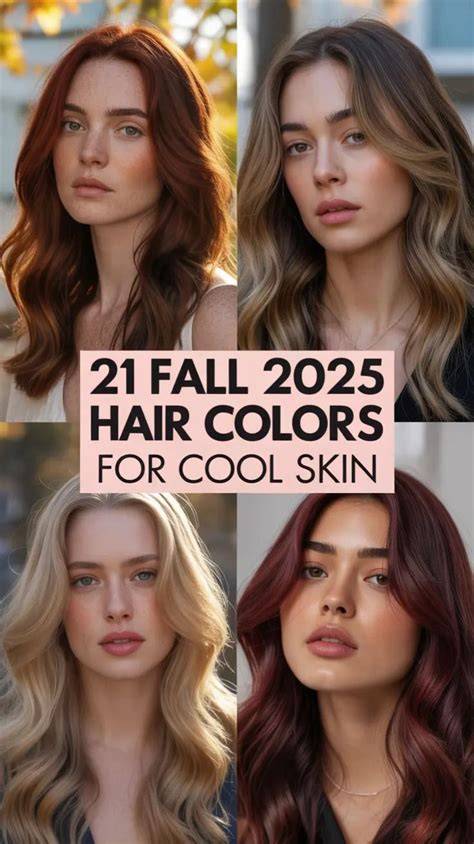 Fall Hair Colors That Flatter Pale Skin