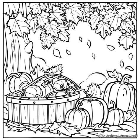 Fall Harvest Coloring Pages