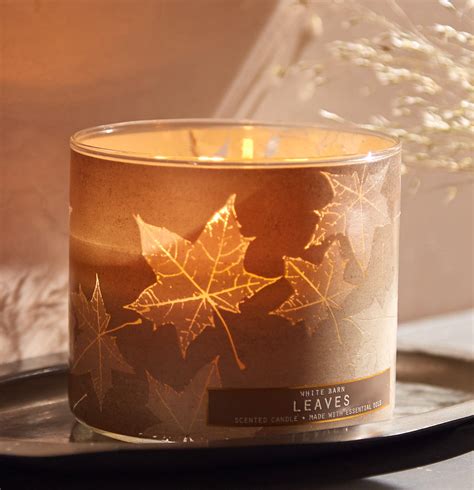Fall Leaves Candle