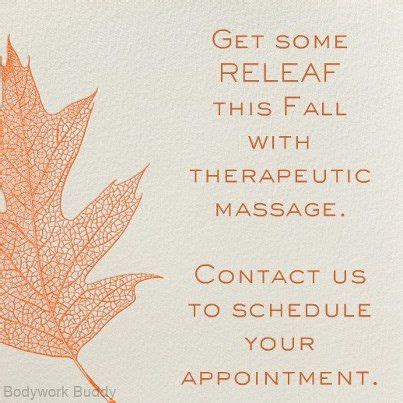 Fall Massage Quotes