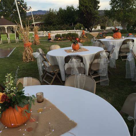 Fall Outdoor Wedding Reception Entertainment