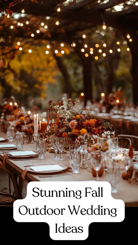 Fall Outdoor Wedding Reception FAQ