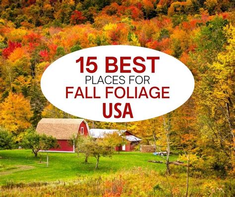 Fall Places To Visit Near Me