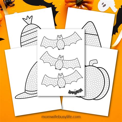 Fall Q Tip Painting Templates Free