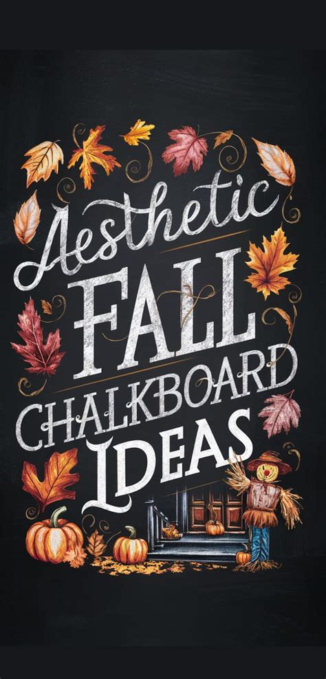 Fall Quotes Chalkboard