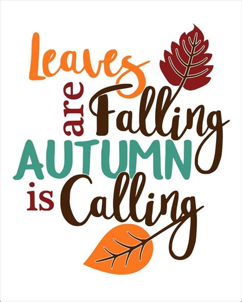 Fall Quotes Printable