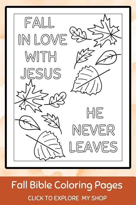Fall Religious Coloring Pages For Kids