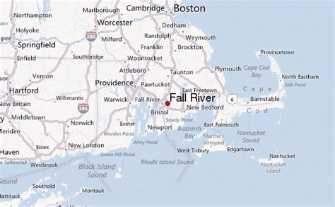 Fall River Massachusetts Map