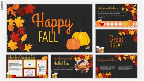 Fall Themed Google Slides Template