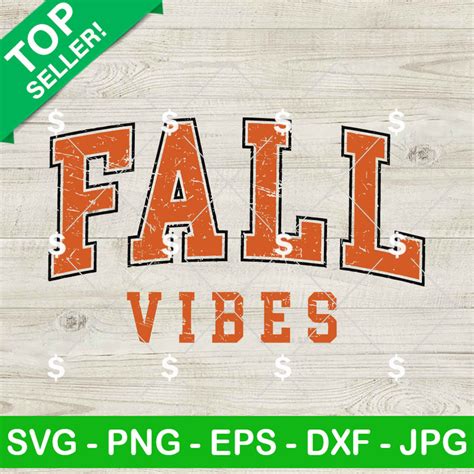 Get into the Spirit of the Season with Our Stunning Fall Vibes SVG Collection!