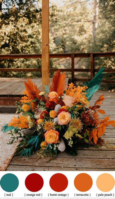 Fall Wedding Color Combinations