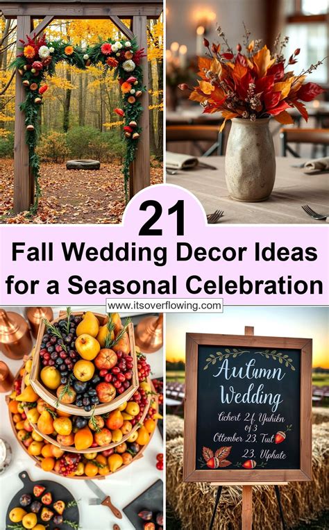 Fall Wedding Décor