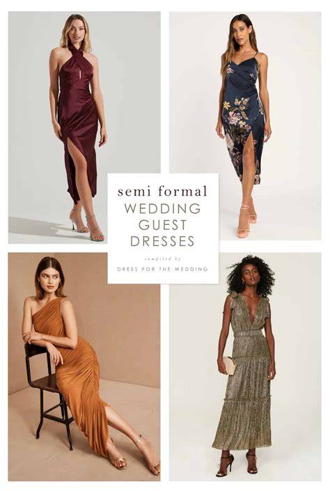 Fall Wedding Guest Dress Semi-Formal Dress Code