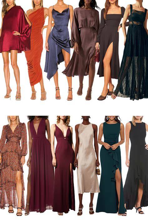 Fall Wedding Guest Dress Semi-Formal Inspiration