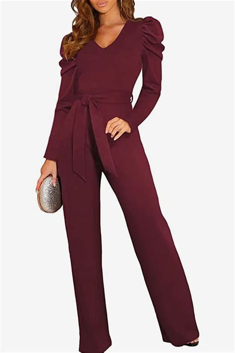 Effortlessly Elegant: Embrace Autumn Romance in Our Dreamy Fall Wedding Guest Rompers!