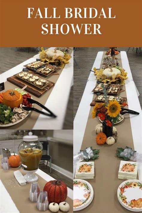 Fall Wedding Shower Table