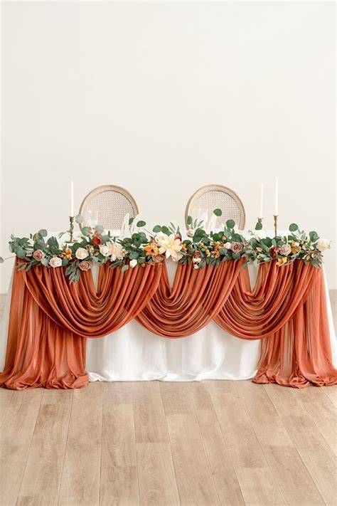 Fall Wedding Table Linens