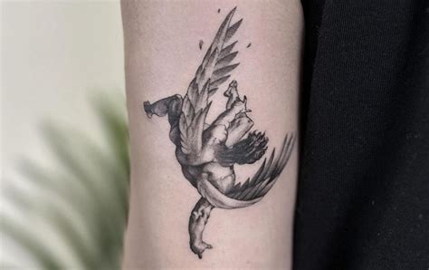 Fallen angel tattoos 50+ excellent design, history and
