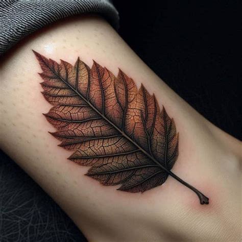 Fallen Leaf Tattoo