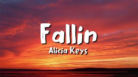 Fallin Lyric Alicia Keys