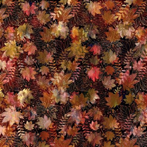 Falling Leaves Fabric
