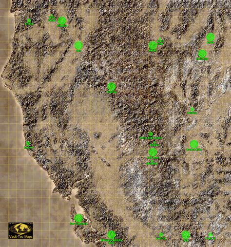 Fallout 2 maps The Fallout wiki Fallout New Vegas and more