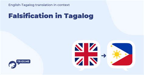Falsification In Tagalog