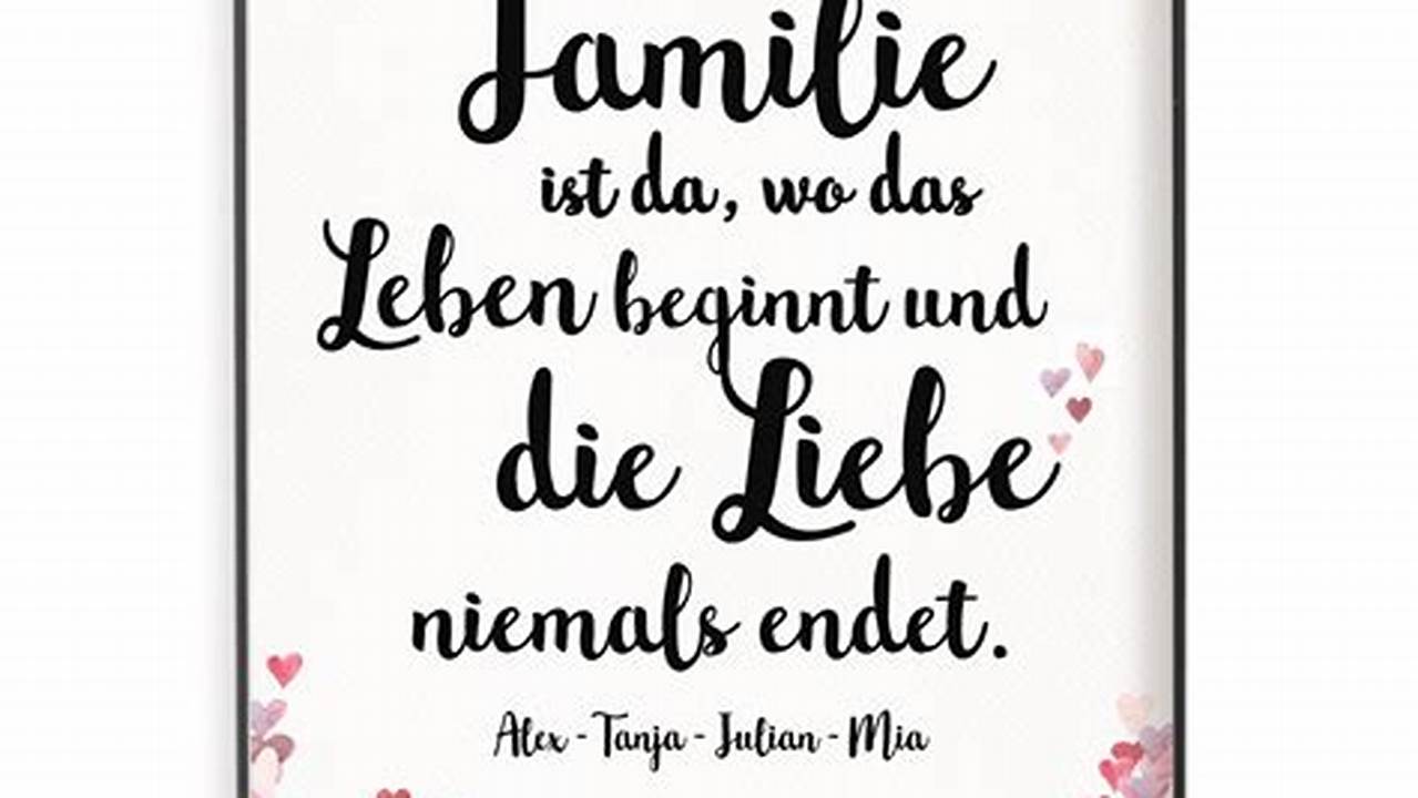 Familie, Wo