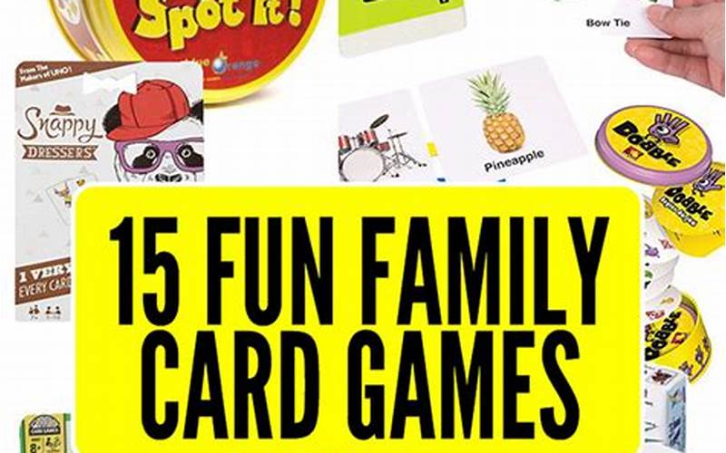 Family Card Games Pdf