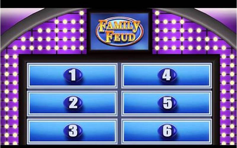 Family Feud Board Game Round 3