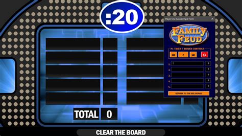 Family Feud Fast Money Powerpoint Template