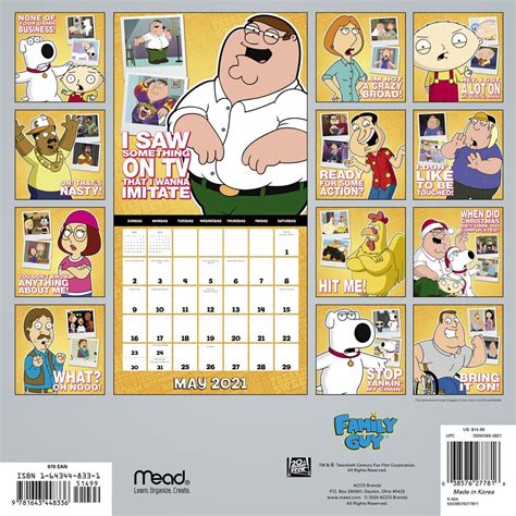 Family Guy Calendar
