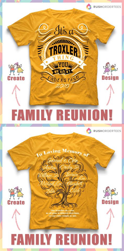 Bring Your Family Together with Custom Reunion Tshirt Designs
