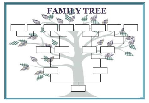Family Tree Pdf Template