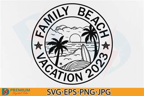 Unwind and Bond on Sandy Shores: Family Beach Vacation SVG Designs to Captivate Your Heart