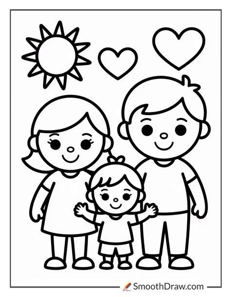 Family Coloring Page