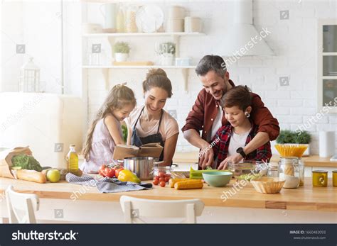 Family Cooking Together