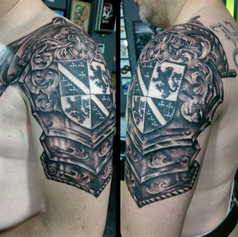 Family Crest Arm Tattoos