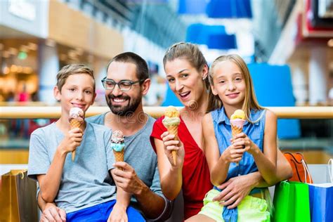 Family Eating Ice Cream