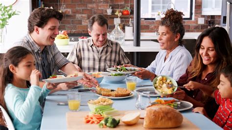 Family Enjoying Dinner Show