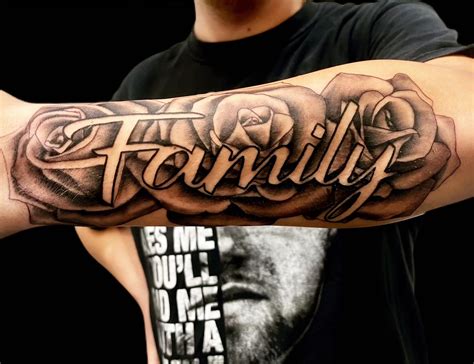 Family Forearm Tattoo
