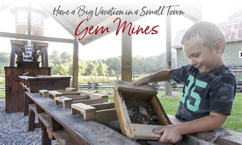 A family enjoying the gem mining experience together