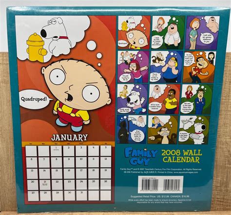 Family Guy Calendar