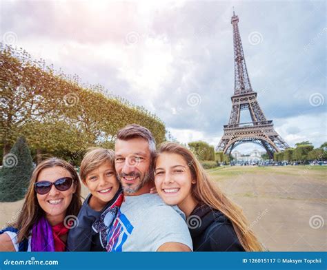 Family Having Fun Paris