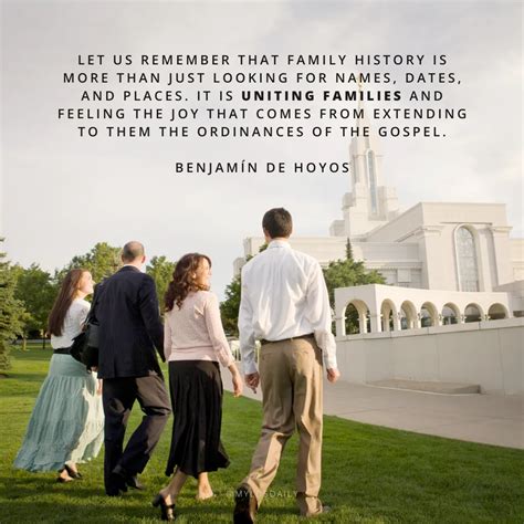 Family History Quotes Lds