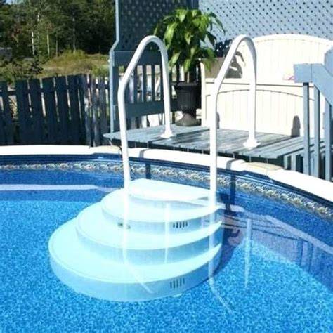 Blue Swimming Pool Steps Pool steps, Swimming pool steps, Swimming pools