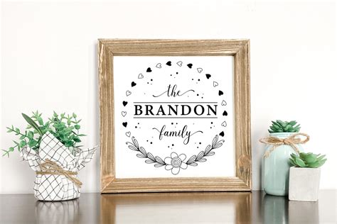 Download Family Monogram Sign Making Design For Crafts