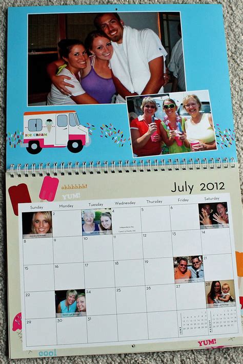 Family Photo Calendar Ideas