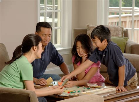 Family Playing Game
