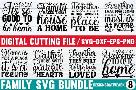 Download Family Quotes Bundle Commercial Use
